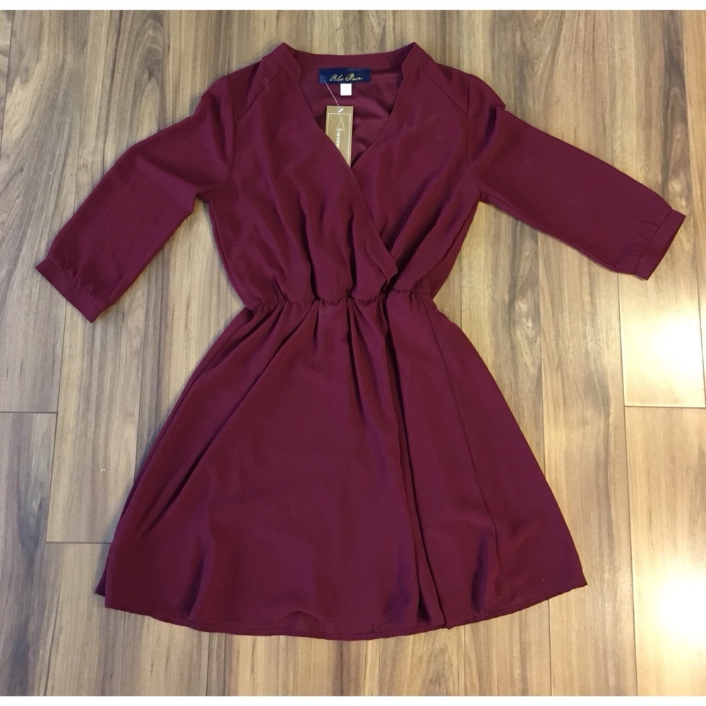 Maroon Dress